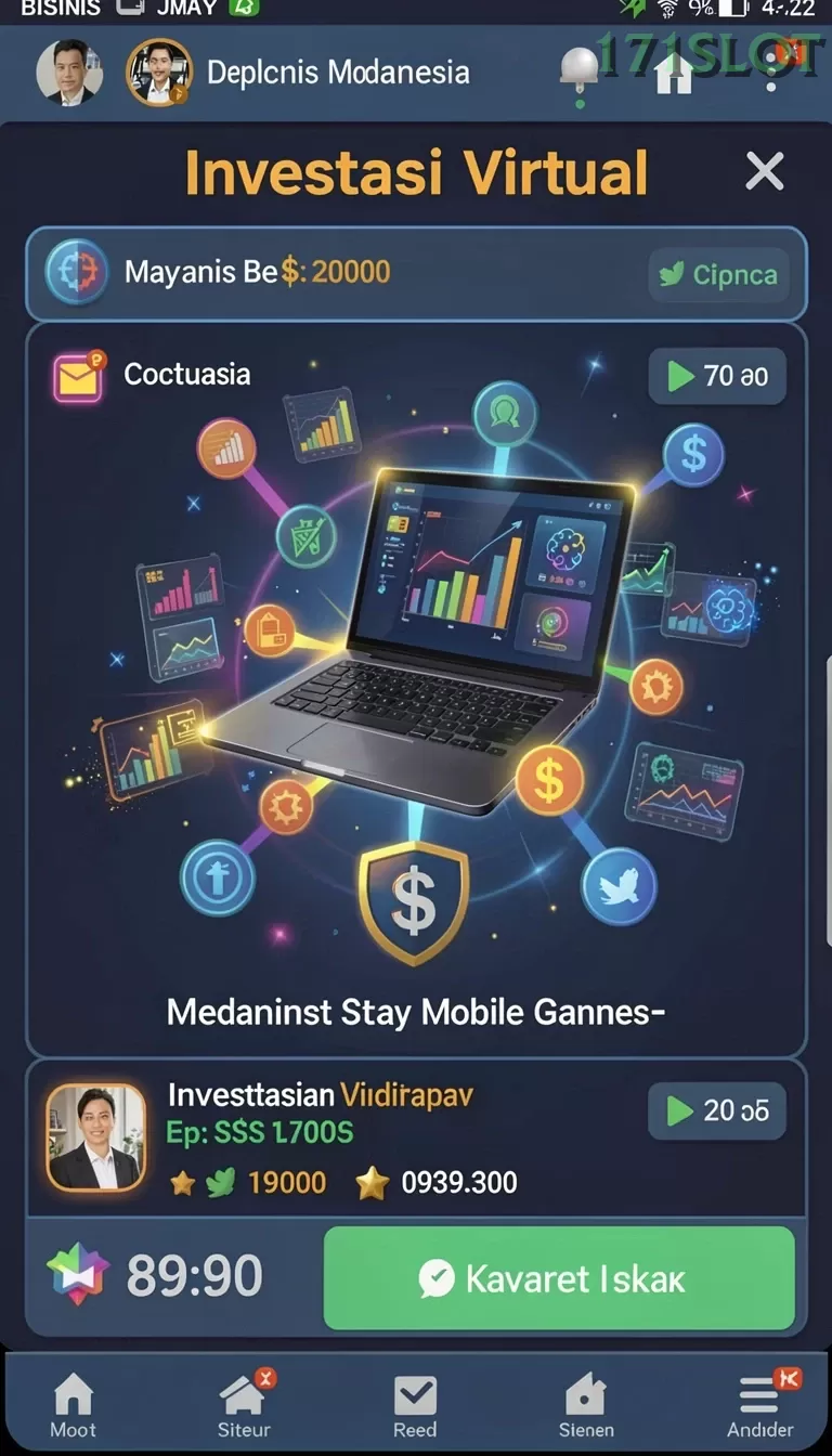 Cuplikan layar RICIS99 — halaman utama